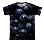 3D футболка с ягодами винограда