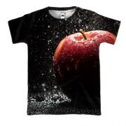 3D футболка с яблоком