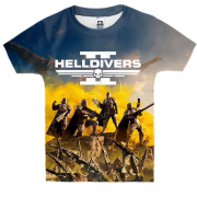 Детская 3D футболка Helldivers II