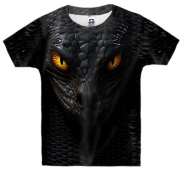 Детская 3D футболка Змей