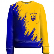 Детский 3D свитшот Ukraine (желто-синяя)