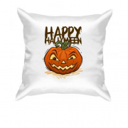 Подушка з написом Happy Halloween