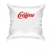 Подушка с надписью "Enjoy Cocaine"