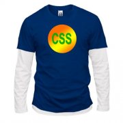 Комбинированный лонгслив для программиста CSS
