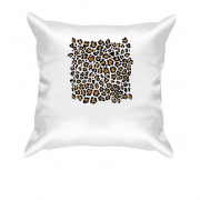 Подушка с леопардовой кожей