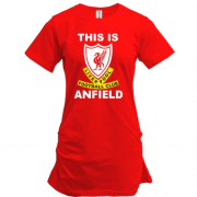 Подовжена футболка This Is Anfield