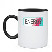 Чашка з написом "Energy"