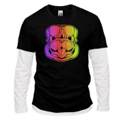 Комбинированный лонгслив Rainbow Dog
