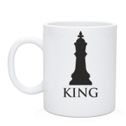 Чашка с шахматным королем