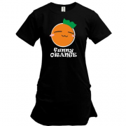 Подовжена футболка Funny Orange