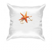 Подушка c морською зіркою і коралом