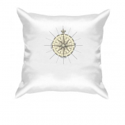 Подушка з античним компасом