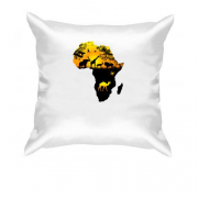 Подушка с африканским континентом