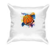 Подушка c баскетбольным мячом