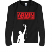 Детская футболка с длинным рукавом Armin Van Buuren (с силуэтом)