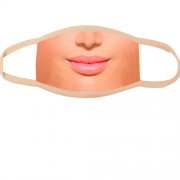 Многоразовая маска для лица с "натуральными" губами