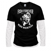 Комбінований лонгслів Fish forever