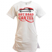 Подовжена футболка Hot road cartel