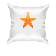 Подушка с улыбающейся морской звездой