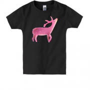 Детская футболка Розовый олененок