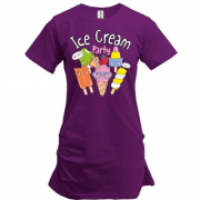 Подовжена футболка Ice Cream Party
