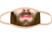 Многоразовая маска для лица с бородатым лицом