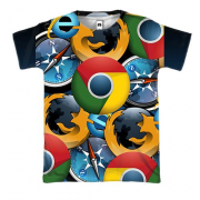 3D футболка з браузерами