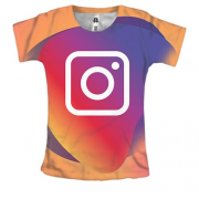 Жіноча 3D футболка з Instagram
