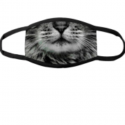 Многоразовая маска для лица Мордочка серого кота