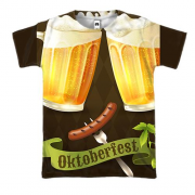 3D футболка Oktoberfest beer