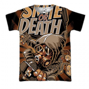 3D футболка Skate or Death