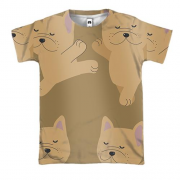 3D футболка з танцюючим котом