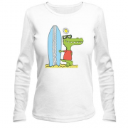 Лонгслів Crocodile surfer