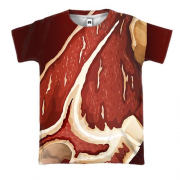 3D футболка з м'ясом