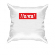 Подушка с надписью "Hentai"