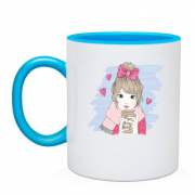 Чашка Girl with coffee