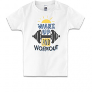 Детская футболка WakeUp and WorkOut
