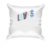Подушка с раскрашенным логотипом Levis