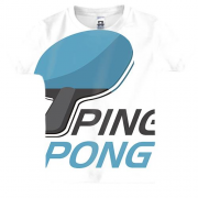 Дитяча 3D футболка Ping Pong