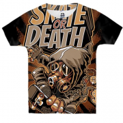 Детская 3D футболка Skate or Death