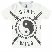Детская 3D футболка Stay Wild