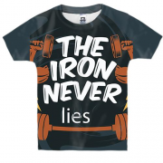 Детская 3D футболка The iron never lies