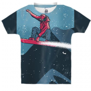 Детская 3D футболка Snowboardist (2)