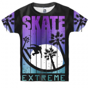 Дитяча 3D футболка Skate extreme