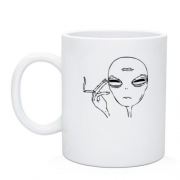 Чашка Інопланетянин із цигаркою