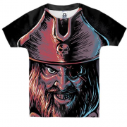 Дитяча 3D футболка з піратом в капелюсі