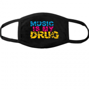Тканинна маска для обличчя Music is my drug