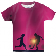 Детская 3D футболка с пляжным футболом(2)