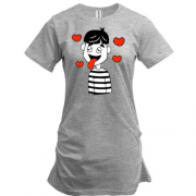 Подовжена футболка Boy is in love