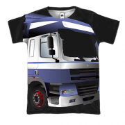 3D футболка с кабиной грузовика